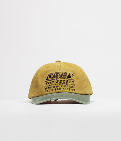Obey Top Secret Cap - Pigment Mustard Multi