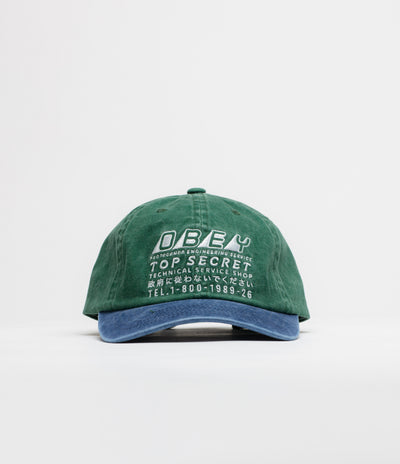 Obey Top Secret Cap - Pigment Pine Green