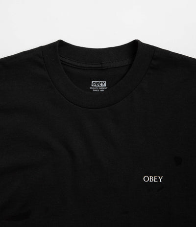 Obey Torn Icon Classic T-Shirt - Black