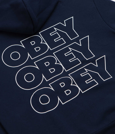 Obey Treble Hoodie - Pigment Blue