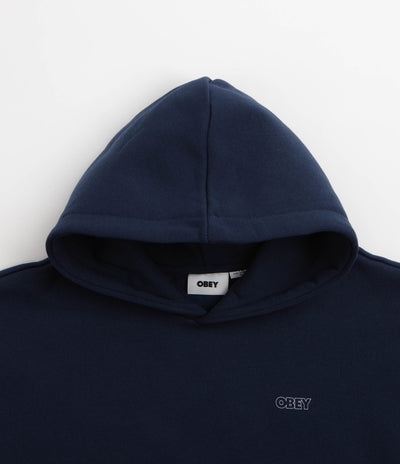 Obey Treble Hoodie - Pigment Blue