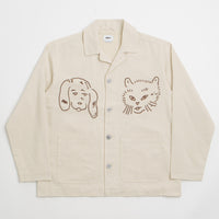 Obey Vesta Shirt Jacket - Egret thumbnail