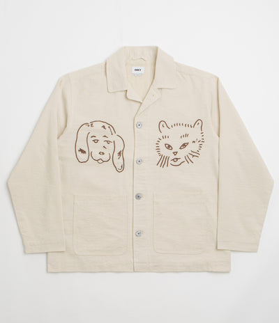 Obey Vesta Shirt Jacket - Egret