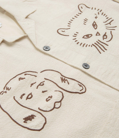 Obey Vesta Shirt Jacket - Egret