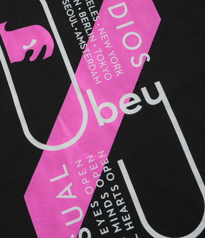 Obey Visual Studios T-Shirt in Black