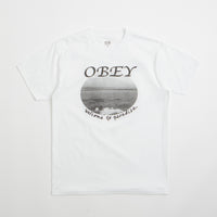 Obey Welcome To Paradise T-Shirt in White thumbnail