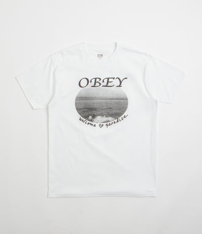 Obey Welcome To Paradise T-Shirt in White
