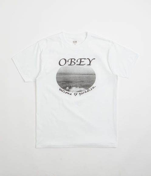 Obey Welcome To Paradise T-Shirt - White