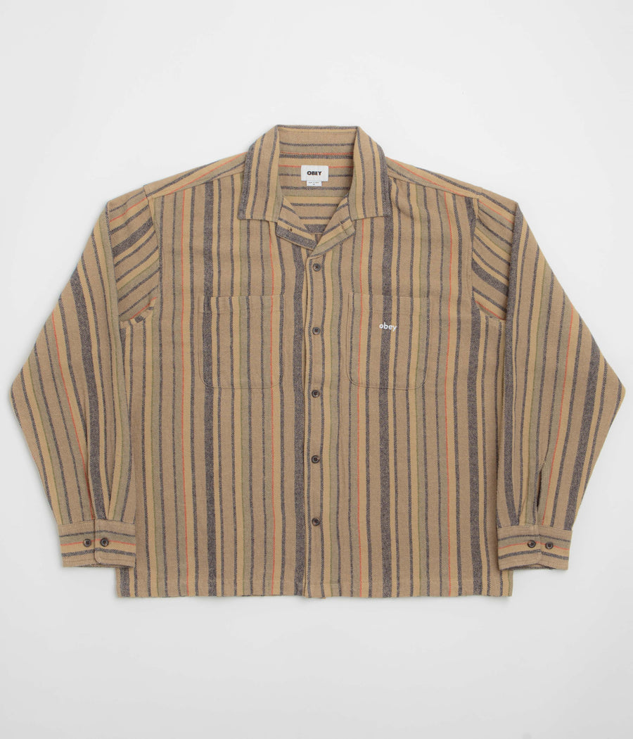 Obey Willard Woven Shirt - Irish Cream Multi