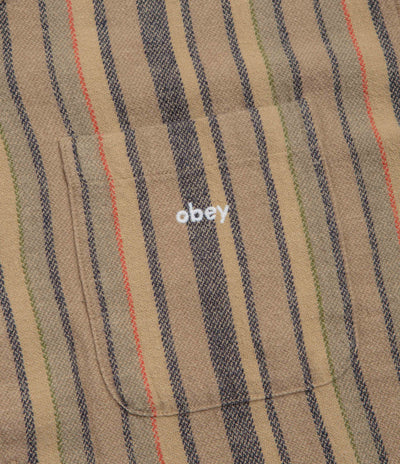 Obey Willard Woven Shirt - Irish Cream Multi