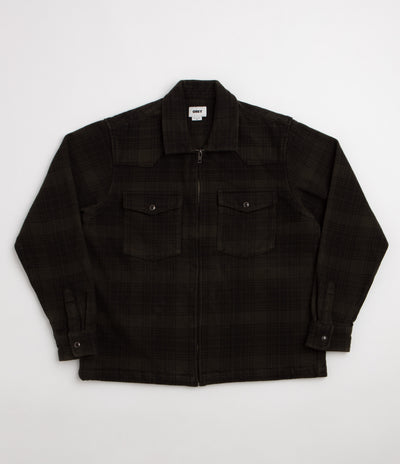 Obey Willie Zip Up Shirt Jacket - Rosin Multi
