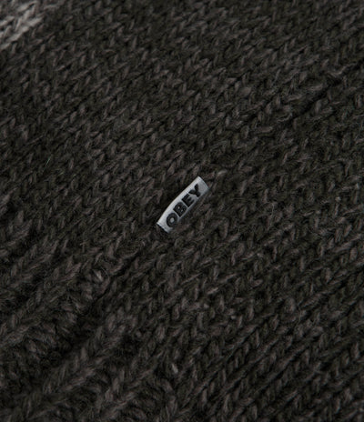 Obey Zip Up Baja Hoodie - Leaf Multi