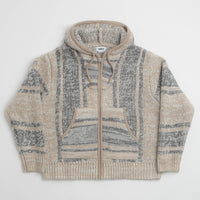 Obey Zip Up Baja Hoodie - Natural Multi thumbnail