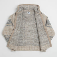 Obey Zip Up Baja Hoodie - Natural Multi thumbnail
