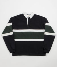 Opensider Classic Rugby Shirt - Black Tri-Stripe