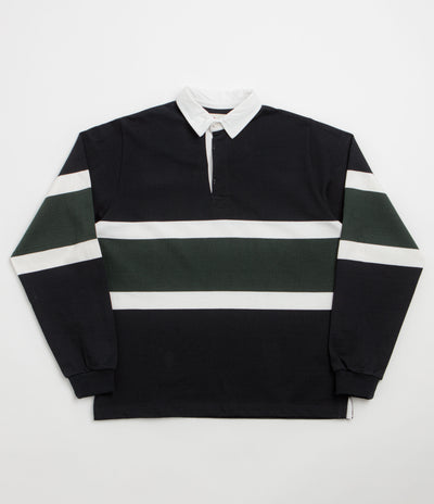 Opensider Classic Rugby Shirt - Black Tri-Stripe