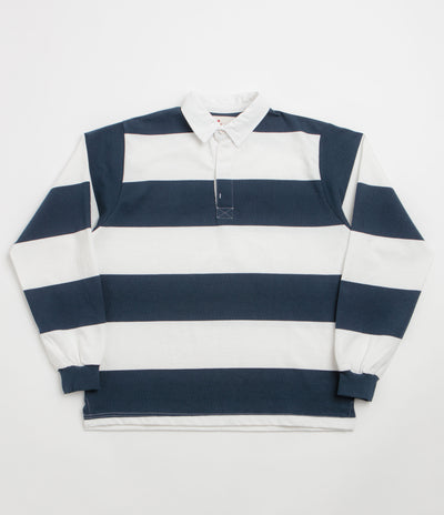 Opensider Classic Rugby Shirt - Blue Wide-Stripe