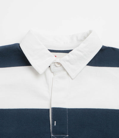 Opensider Classic Rugby Shirt - Blue Wide-Stripe