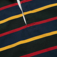 Opensider Classic Rugby Shirt - Forest Multi-Stripe thumbnail
