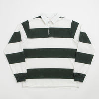 Opensider Classic Rugby Shirt - Green Wide-Stripe thumbnail