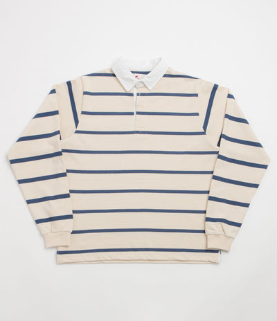 Opensider Classic Rugby Shirt - Off White Multi-Stripe