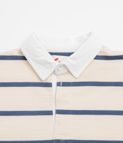 Opensider Classic Rugby Shirt - Off White Multi-Stripe
