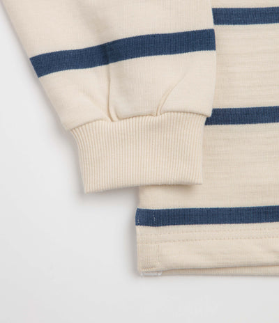 Opensider Classic Rugby Shirt - Off White Multi-Stripe