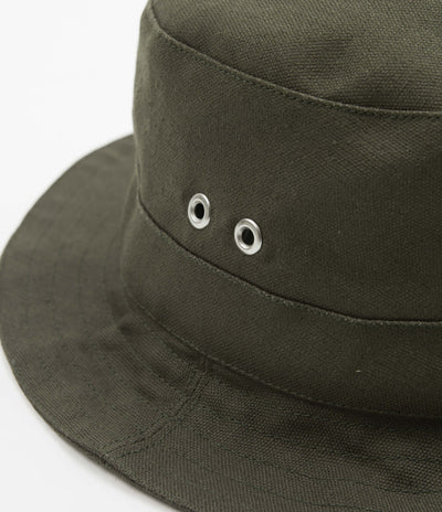 Ostrya Otis Hemp Bucket Hat in Forest Night