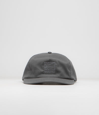 Rassvet Logo 5 Panel Cap in Dark Grey