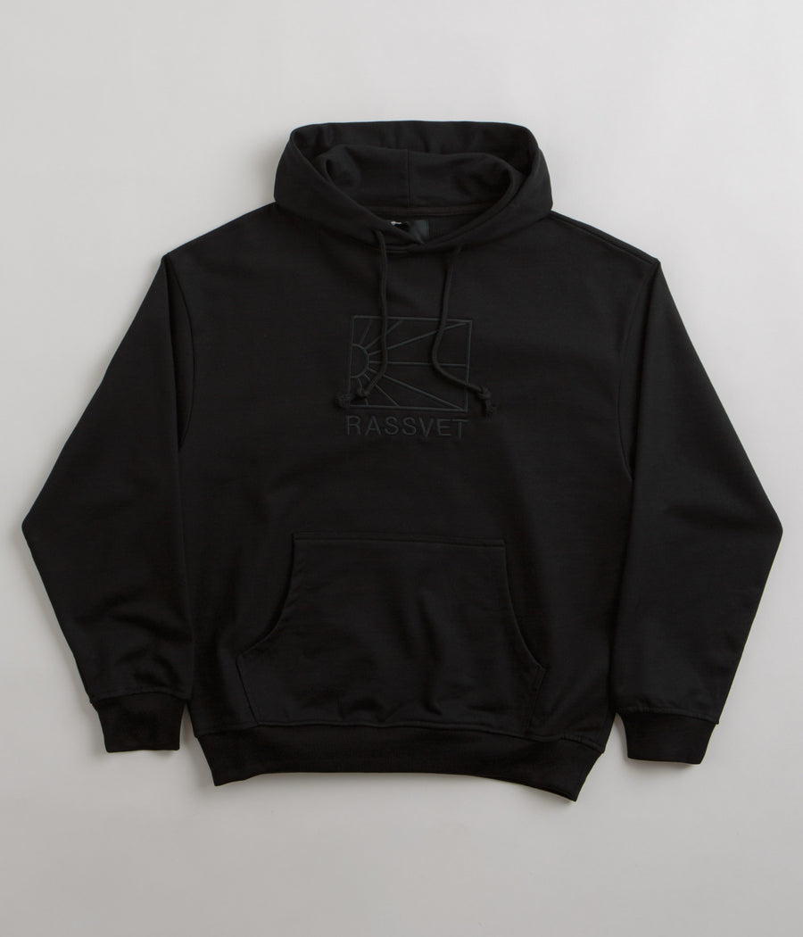 Rassvet Logo Hoodie in Black