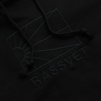 Rassvet Logo Hoodie in Black thumbnail