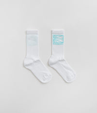 Rassvet Logo Socks in White