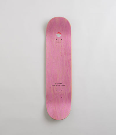 Rassvet Mesh Logo Deck in White and 8.125"