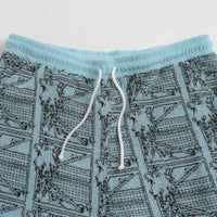 Rassvet Miami Terry Shorts in Light Blue thumbnail