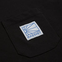 Rassvet Pocket Tag Long Sleeve T-Shirt - Black thumbnail