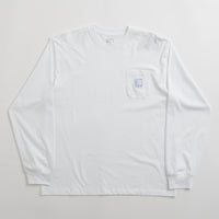 Rassvet Pocket Tag Long Sleeve T-Shirt - White thumbnail