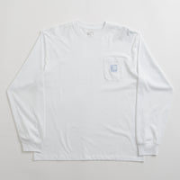 PACCBET Pocket Tag Long Sleeve T-Shirt - White thumbnail
