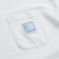 Rassvet Pocket Tag Long Sleeve T-Shirt - White thumbnail