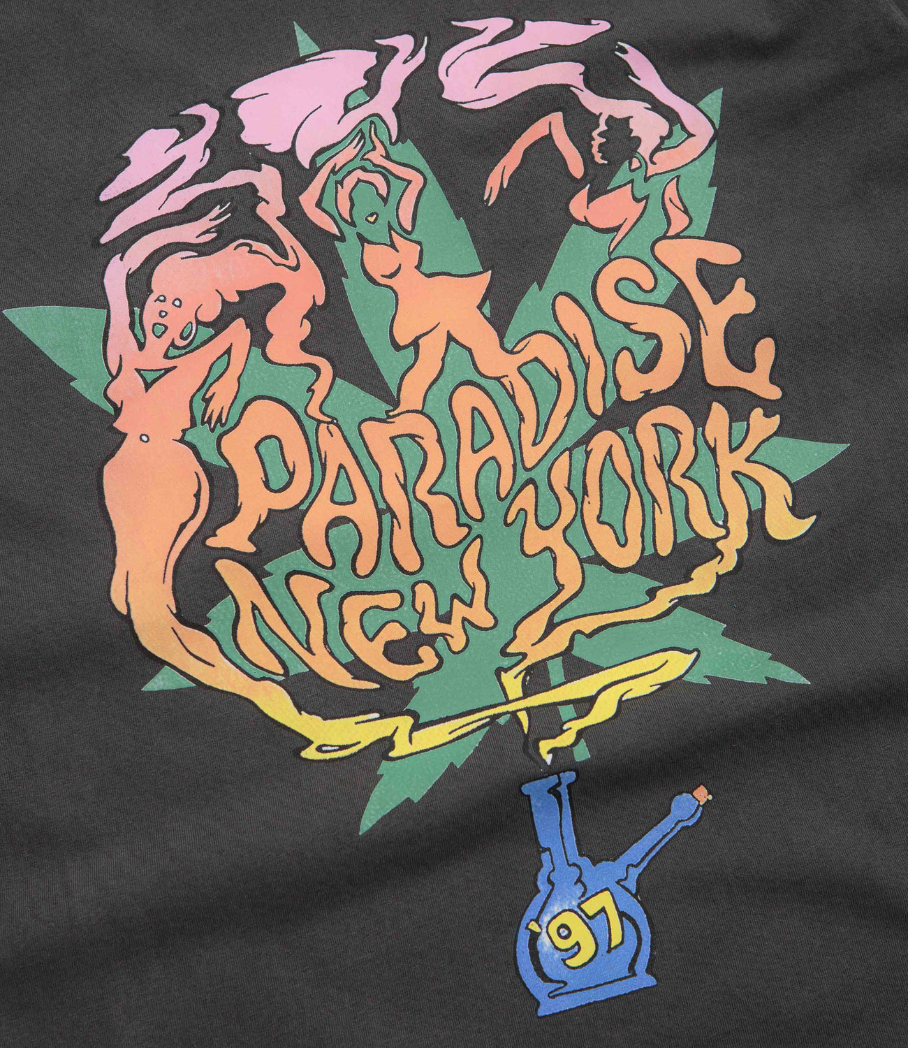 【yume】PARADISE SMOKIN' Tシャツ Lサイズ Paradise NYC Smokin Paradise T-Shirt - Vintage Black | flatspot