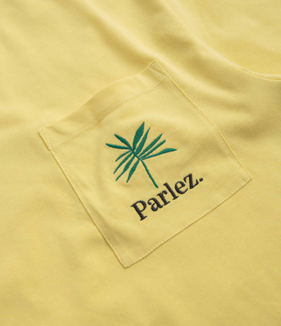 Parlez Areca Pocket T-Shirt in Dusky Yellow