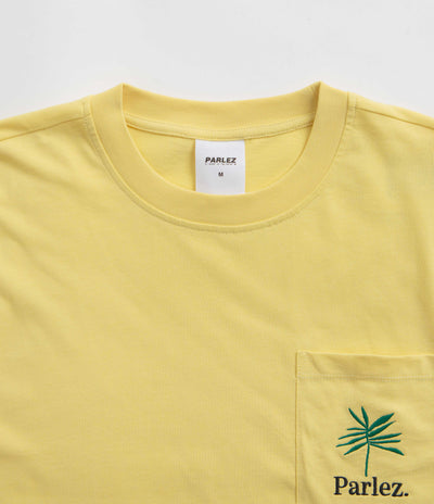 Parlez Areca Pocket T-Shirt in Dusky Yellow