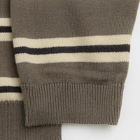 Parlez Aspen Long Sleeve Polo Shirt in Moss thumbnail