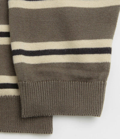 Parlez Aspen Long Sleeve Polo Shirt in Moss