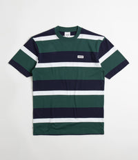 Parlez Bank Striped T-Shirt - Deep Green