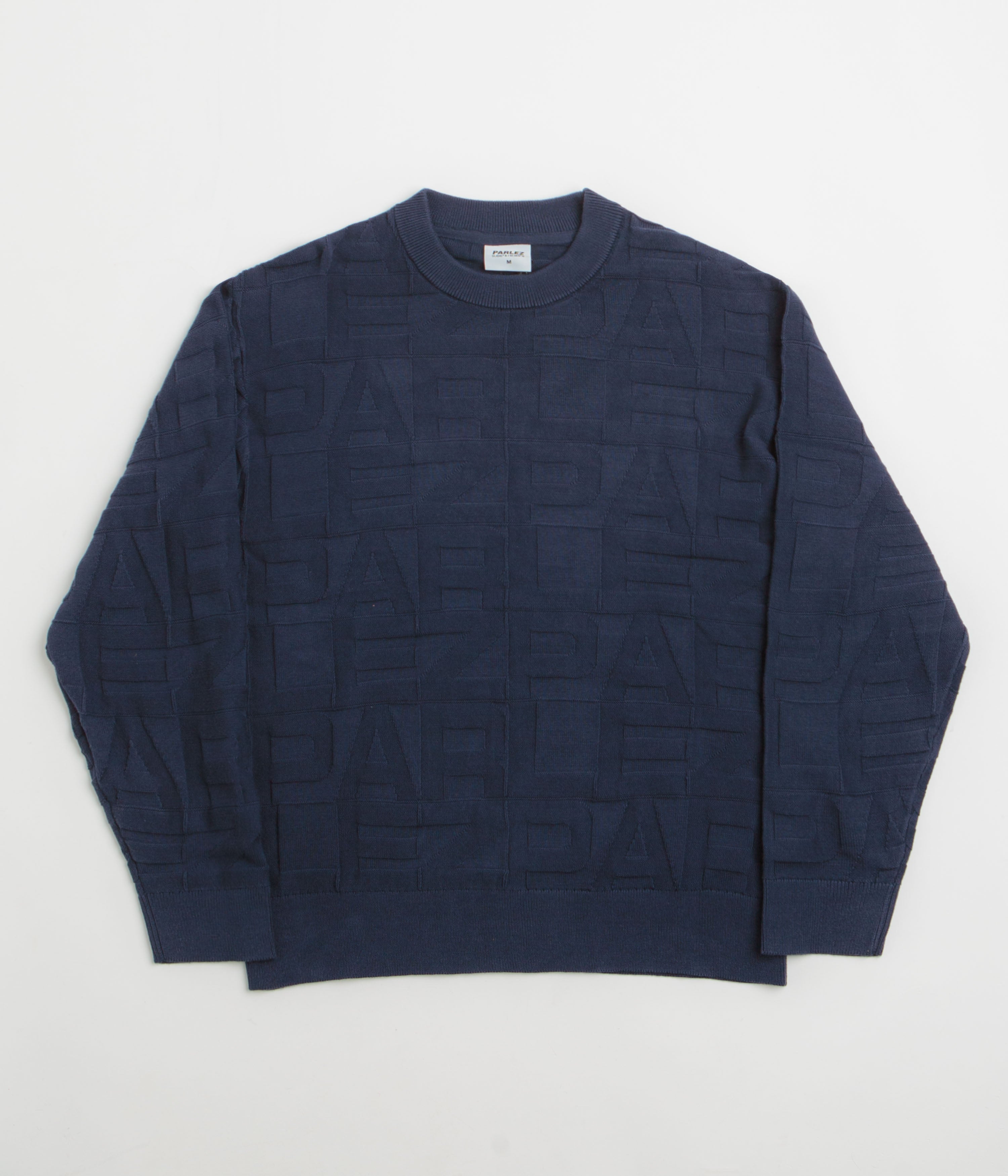 Parlez Block Crewneck Sweatshirt in Midnight