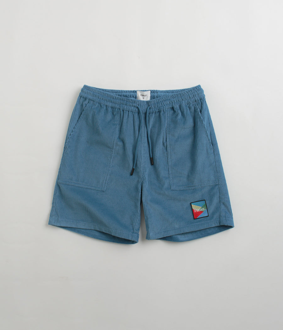 Parlez Campbell Cord Shorts - Dusty Blue