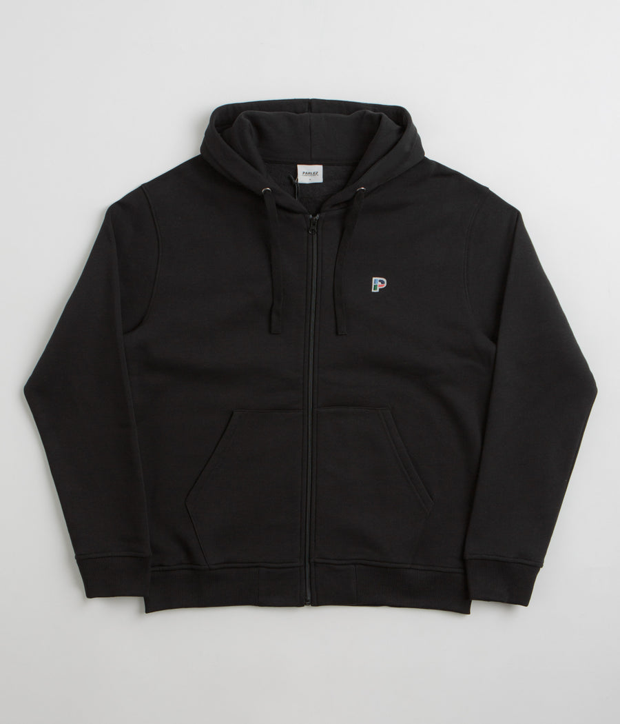 Parlez Demi Zip Hoodie in Black