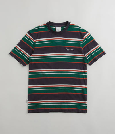 Parlez Elche Stripe T-Shirt in Navy