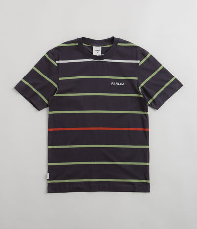 Parlez Element Stripe T-Shirt in Navy