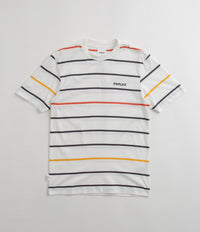 Parlez Element Stripe T-Shirt in White